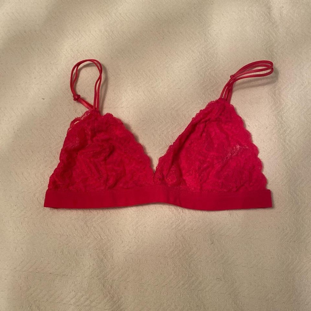 Hot pink bralette